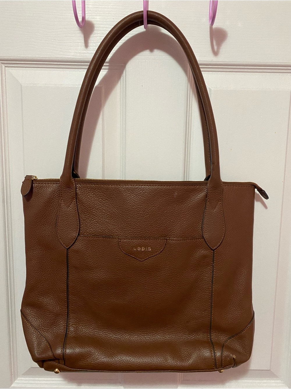 Lodis Large Brown Leather Tote Bag Women’s Tote Bag